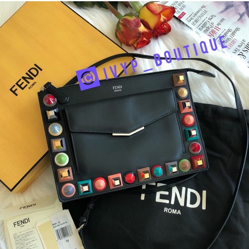 FENDI Studded Crossbody/Pouch